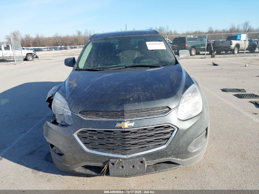 2017 Chevrolet Equinox Ls VIN: 2GNALBEK6H1604354 Lot: 43949369