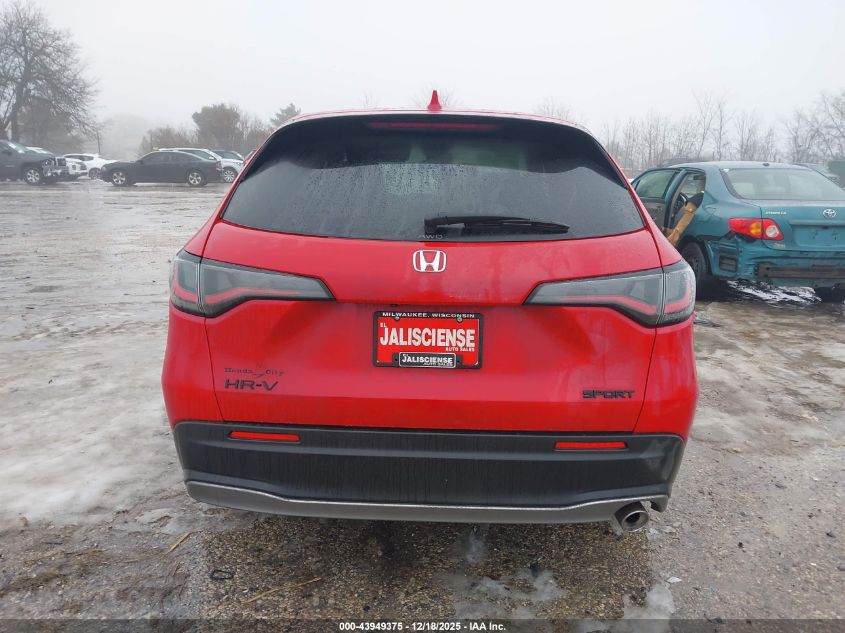 2026 Honda Hr-V Awd Sport VIN: 3CZRZ2H52TM707055 Lot: 43949375