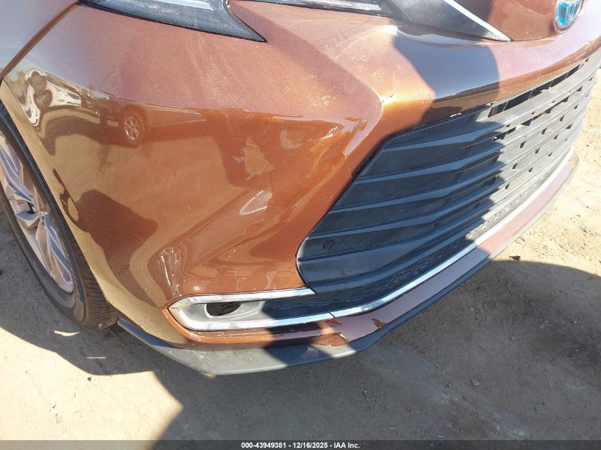 2022 Toyota Sienna Xle VIN: 5TDJRKEC5NS100611 Lot: 43949381