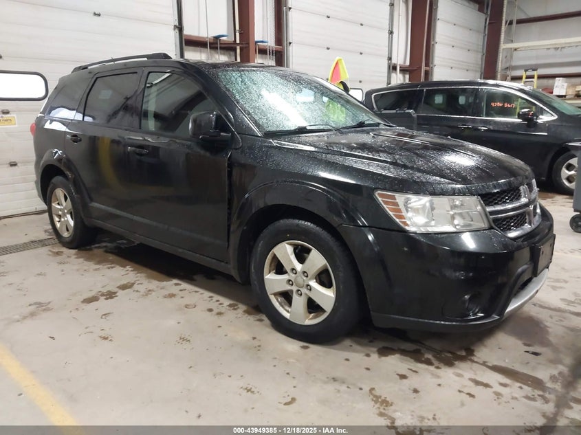 2012 DODGE JOURNEY Black VIN: 3C4PDDBG5CT274094