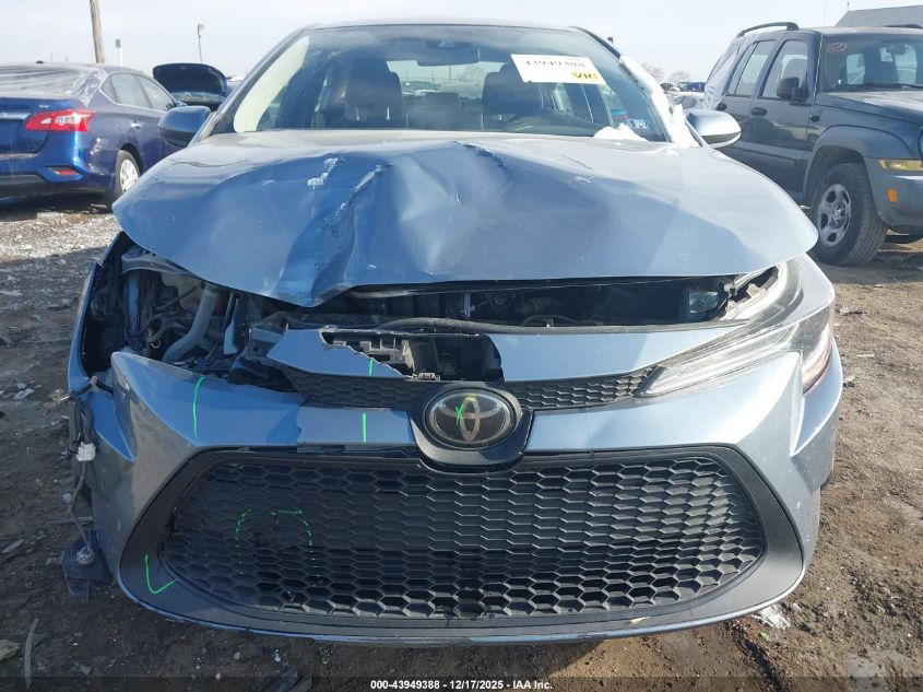 2020 Toyota Corolla Le VIN: JTDEPRAE4LJ054464 Lot: 43949388