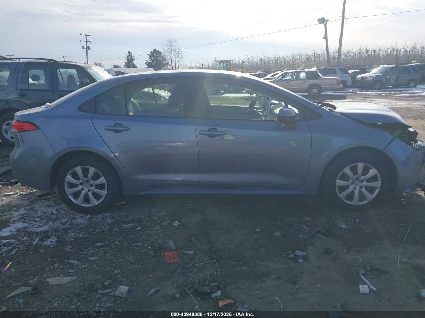 2020 Toyota Corolla Le VIN: JTDEPRAE4LJ054464 Lot: 43949388