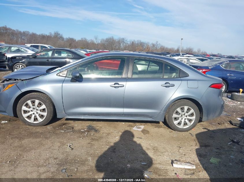 2020 Toyota Corolla Le VIN: JTDEPRAE4LJ054464 Lot: 43949388