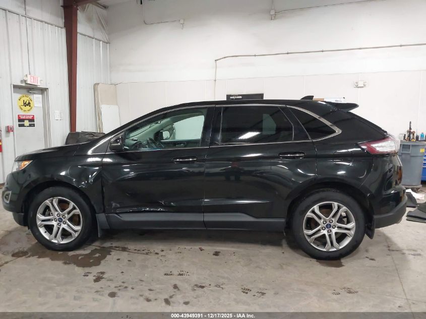 2015 Ford Edge Titanium VIN: 2FMTK4K87FBB81537 Lot: 43949391