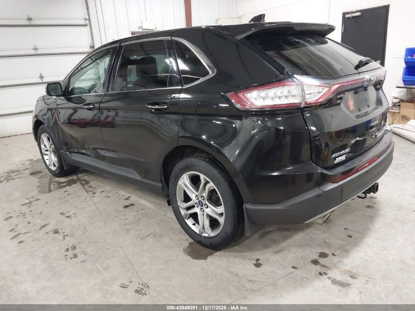 2015 Ford Edge Titanium VIN: 2FMTK4K87FBB81537 Lot: 43949391