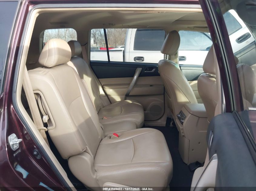 2012 Toyota Highlander Se V6 VIN: 5TDBK3EHXCS154607 Lot: 43949403