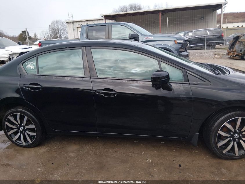 2015 Honda Civic Ex-L VIN: 2HGFB2F91FH540596 Lot: 43949409