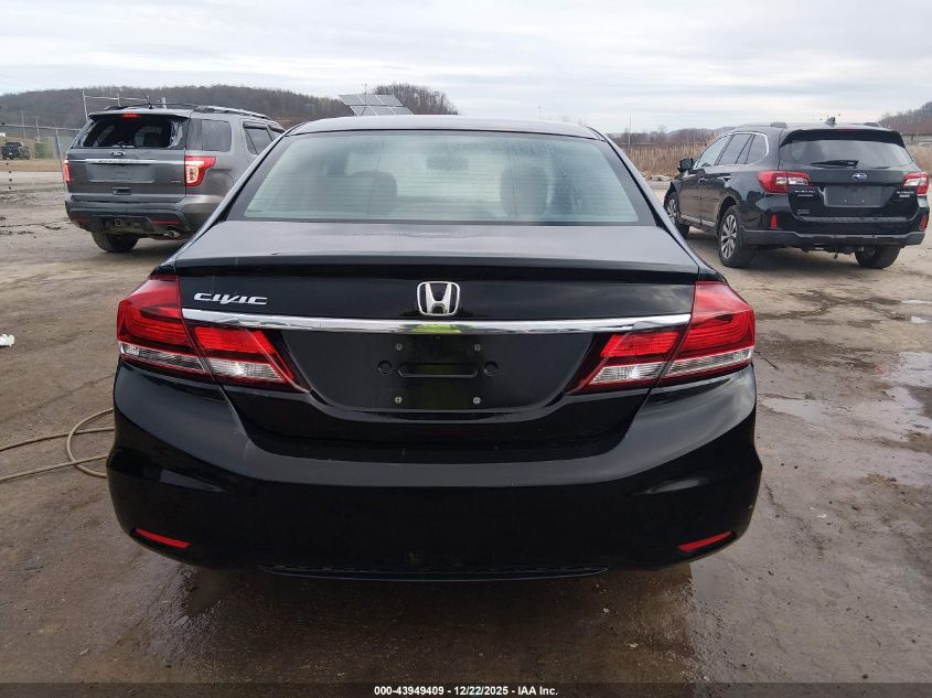 2015 Honda Civic Ex-L VIN: 2HGFB2F91FH540596 Lot: 43949409