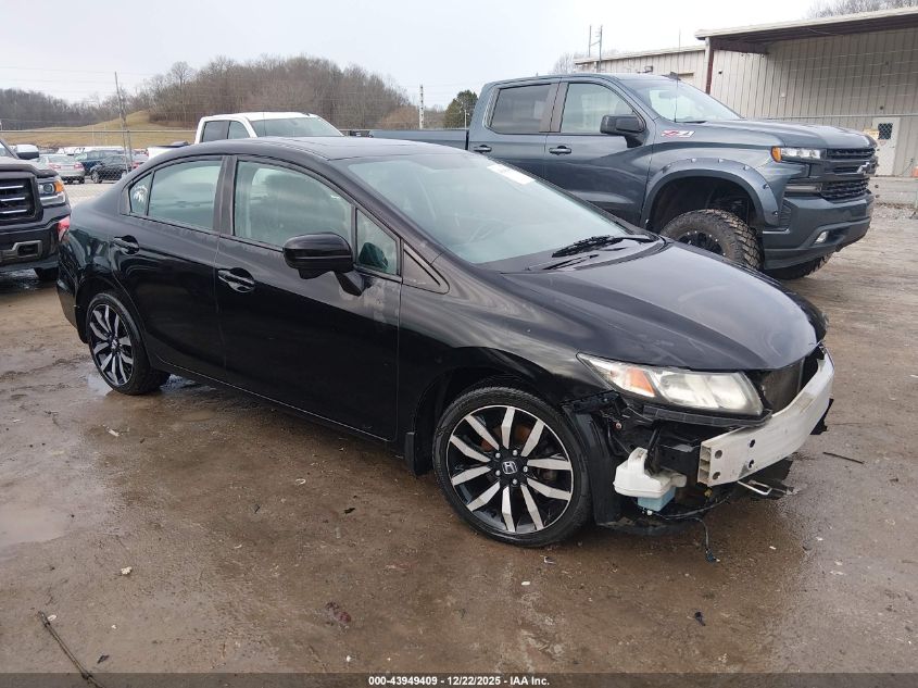 2015 Honda Civic Ex-L VIN: 2HGFB2F91FH540596 Lot: 43949409
