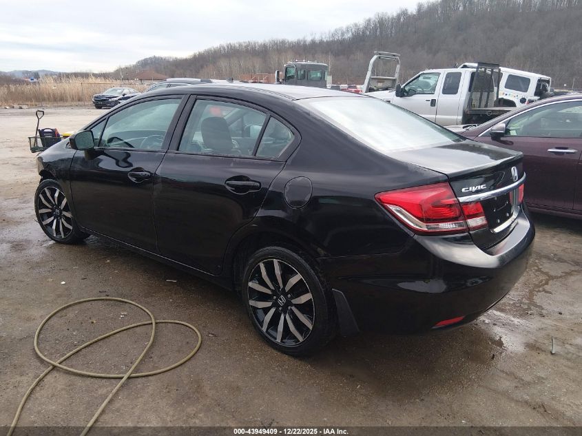 2015 Honda Civic Ex-L VIN: 2HGFB2F91FH540596 Lot: 43949409