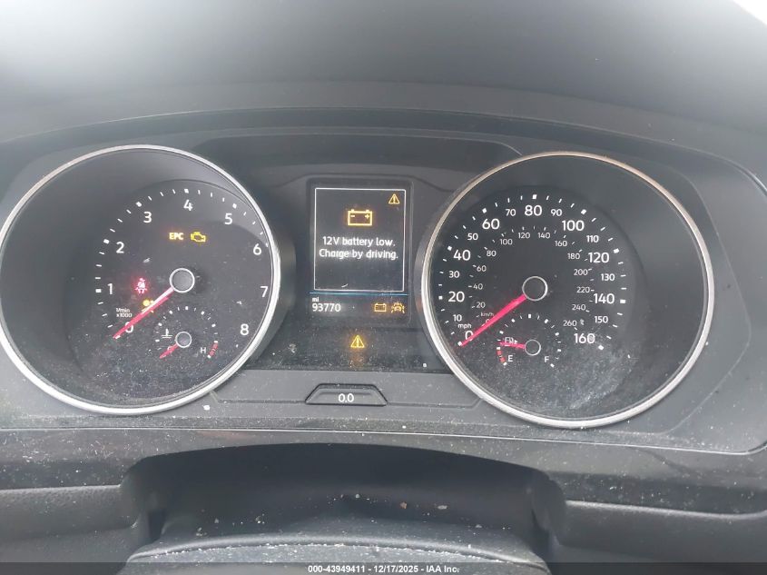 2018 Volkswagen Tiguan 2.0T Se/2.0T Sel VIN: 3VV3B7AX7JM082076 Lot: 43949411