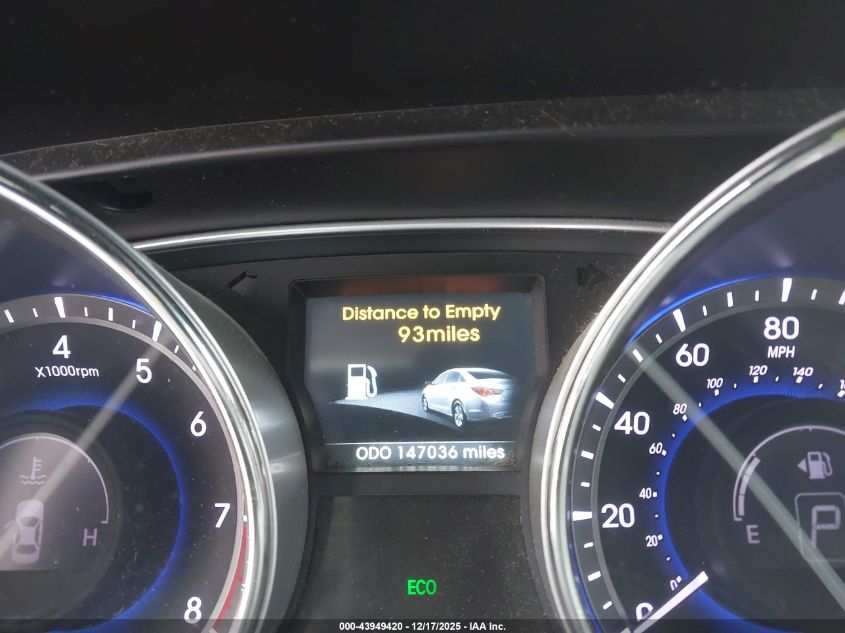 2014 Hyundai Sonata Limited VIN: 5NPEC4AC6EH848956 Lot: 43949420