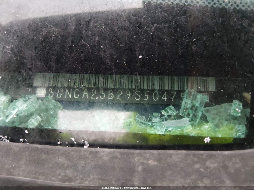 2009 Chevrolet Hhr Lt VIN: 3GNCA23B29S504758 Lot: 43949421