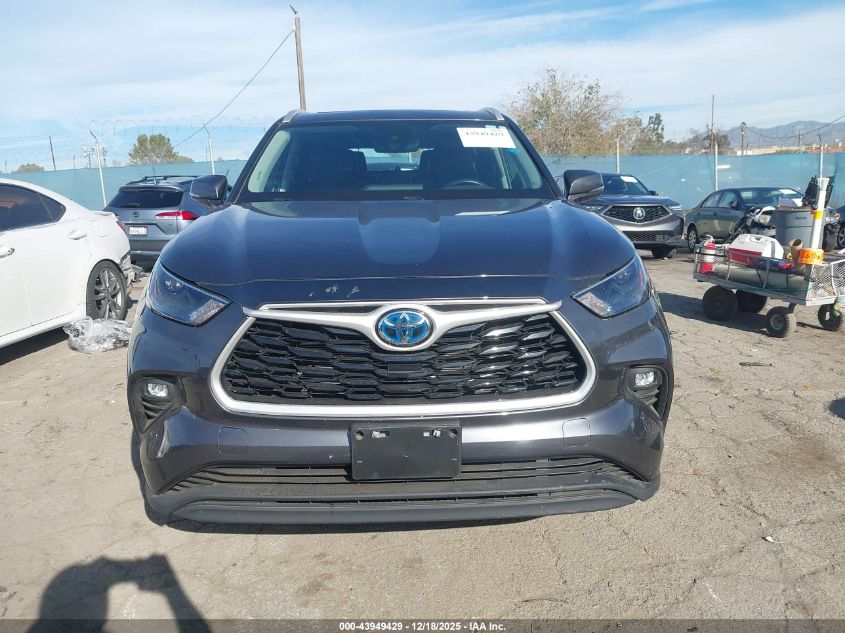 2023 Toyota Highlander Hybrid Xle VIN: 5TDKARAH2PS522487 Lot: 43949429