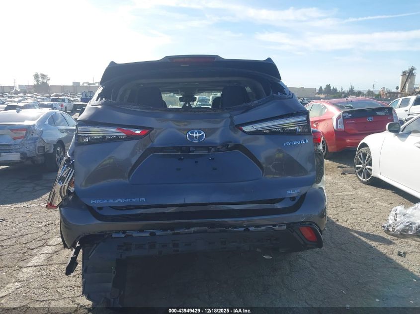 2023 Toyota Highlander Hybrid Xle VIN: 5TDKARAH2PS522487 Lot: 43949429