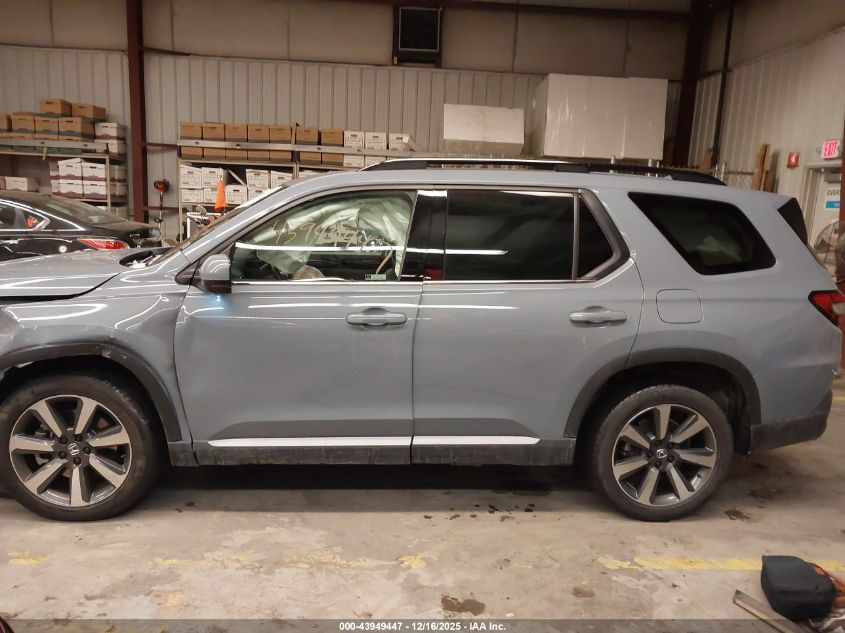 2023 Honda Pilot Awd Elite VIN: 5FNYG1H81PB056538 Lot: 43949447