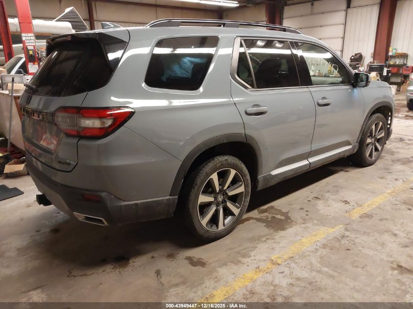 2023 Honda Pilot Awd Elite VIN: 5FNYG1H81PB056538 Lot: 43949447