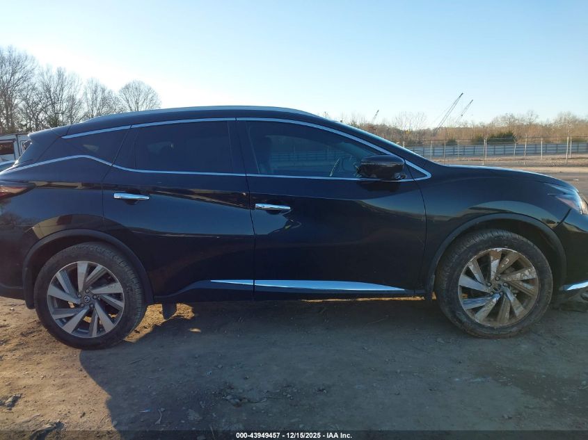 2021 Nissan Murano Sl Fwd VIN: 5N1AZ2CJ8MC121272 Lot: 43949457