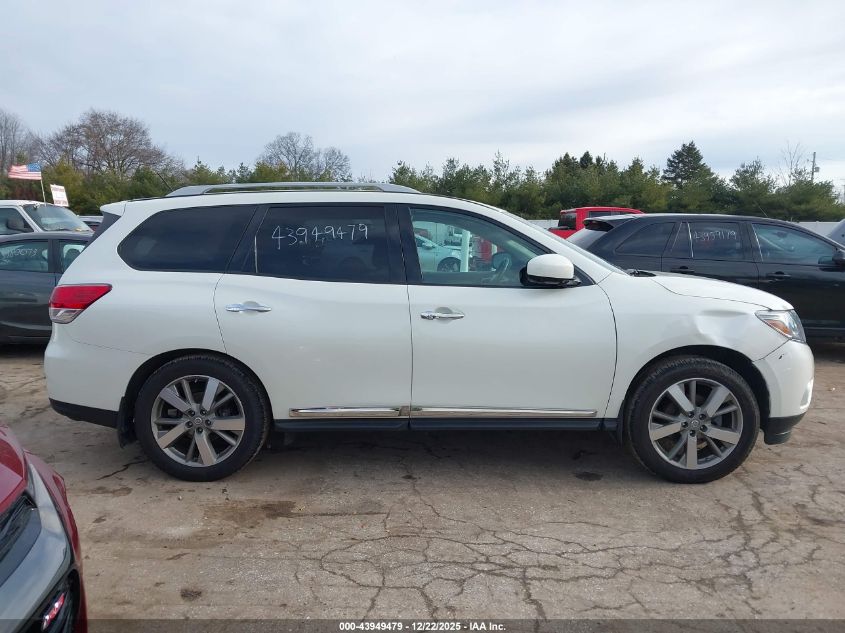 2016 Nissan Pathfinder Platinum VIN: 5N1AR2MM8GC620599 Lot: 43949479