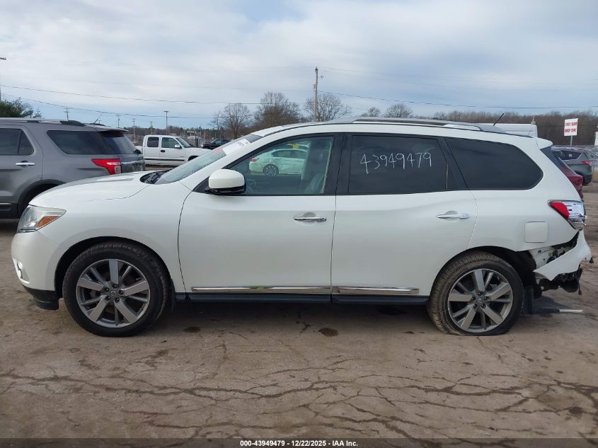 2016 Nissan Pathfinder Platinum VIN: 5N1AR2MM8GC620599 Lot: 43949479
