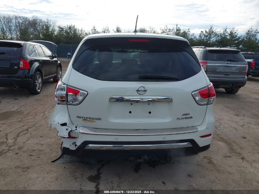 2016 Nissan Pathfinder Platinum VIN: 5N1AR2MM8GC620599 Lot: 43949479