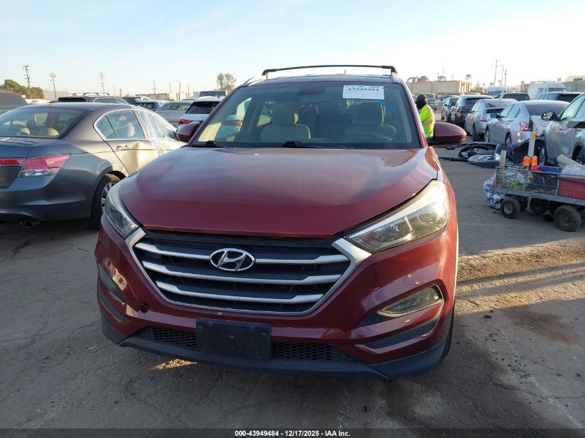 2017 Hyundai Tucson Se VIN: KM8J3CA42HU422625 Lot: 43949484
