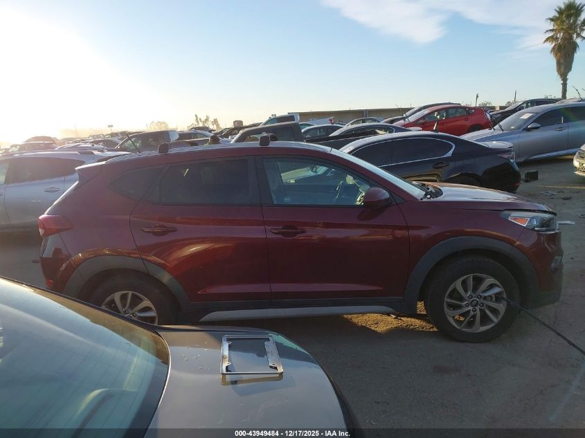 2017 Hyundai Tucson Se VIN: KM8J3CA42HU422625 Lot: 43949484