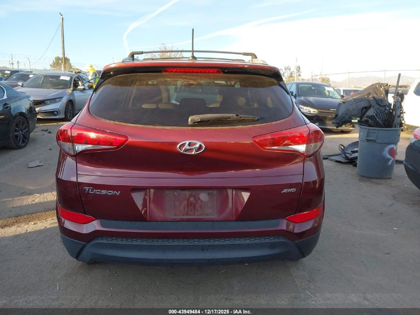 2017 Hyundai Tucson Se VIN: KM8J3CA42HU422625 Lot: 43949484