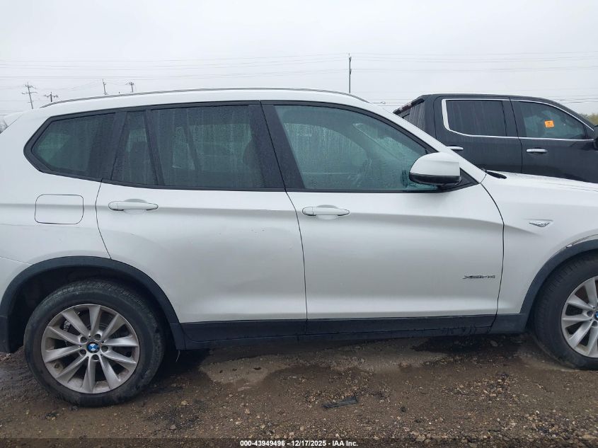 2016 BMW X3 xDrive28I VIN: 5UXWX9C53G0D93148 Lot: 43949496
