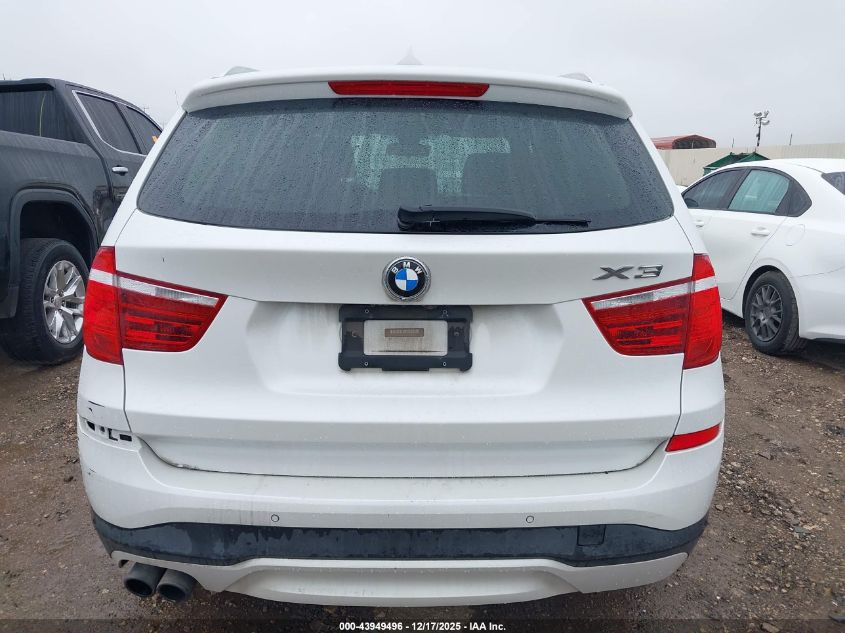 2016 BMW X3 xDrive28I VIN: 5UXWX9C53G0D93148 Lot: 43949496