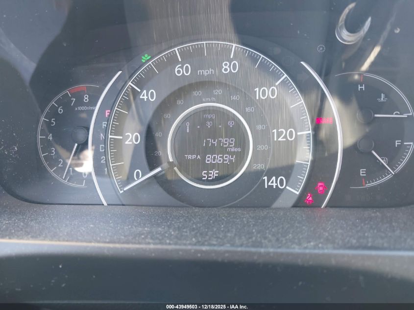 2012 Honda Cr-V Ex-L VIN: JHLRM4H71CC014757 Lot: 43949503