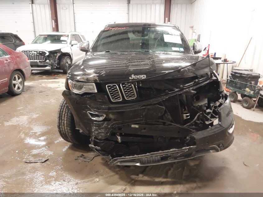 2017 Jeep Grand Cherokee Overland 4X4 VIN: 1C4RJFCG0HC940034 Lot: 43949505