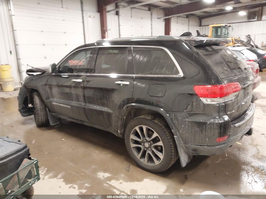 2017 Jeep Grand Cherokee Overland 4X4 VIN: 1C4RJFCG0HC940034 Lot: 43949505