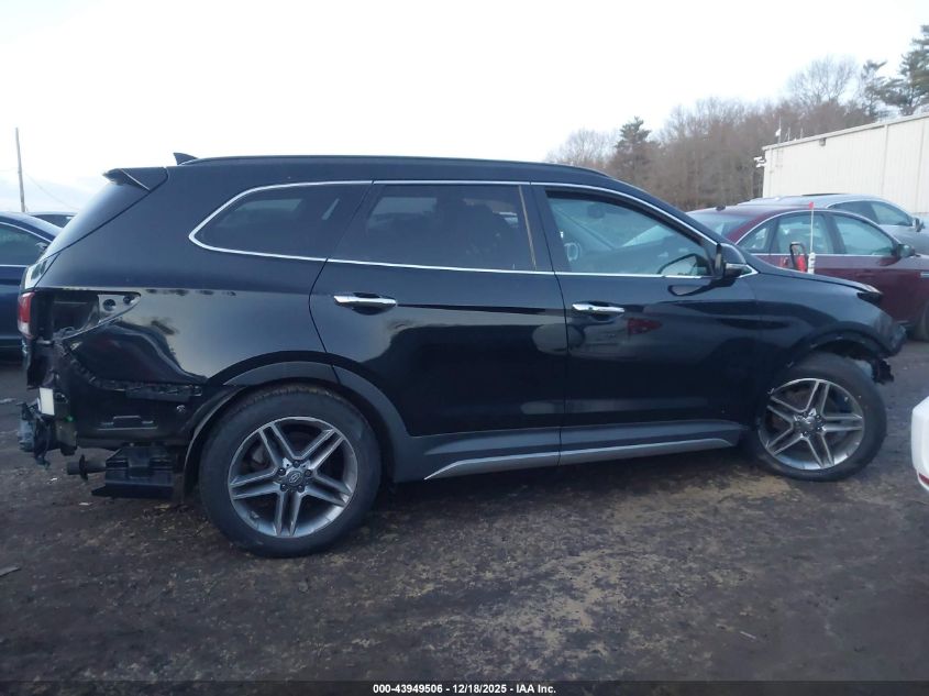 2017 Hyundai Santa Fe Limited Ultimate VIN: KM8SRDHF9HU243028 Lot: 43949506