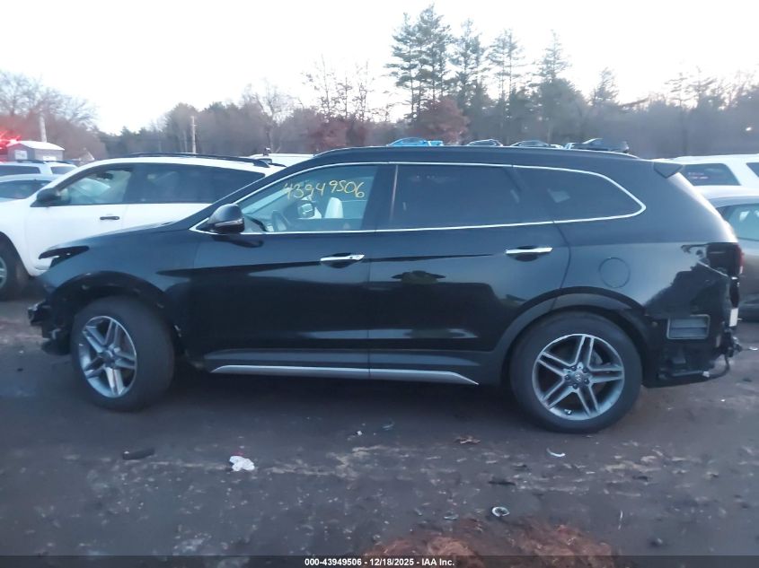 2017 Hyundai Santa Fe Limited Ultimate VIN: KM8SRDHF9HU243028 Lot: 43949506