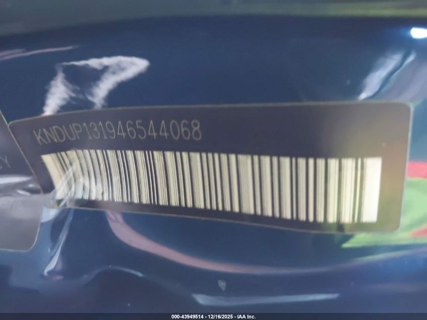 2004 Kia Sedona Ex/Lx VIN: KNDUP131946544068 Lot: 43949514