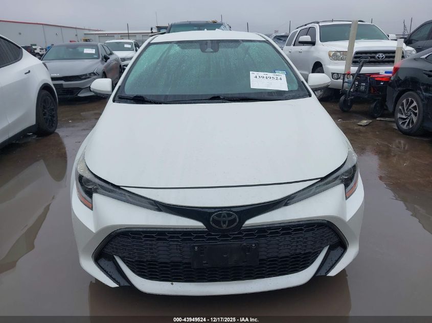 2019 Toyota Corolla Se VIN: JTNK4RBE8K3068683 Lot: 43949524