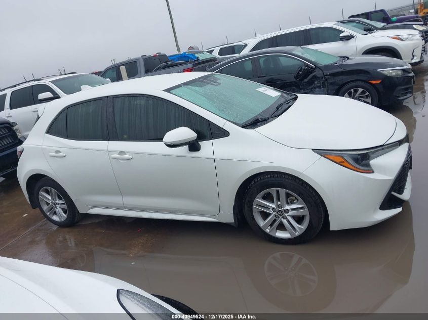 2019 Toyota Corolla Se VIN: JTNK4RBE8K3068683 Lot: 43949524