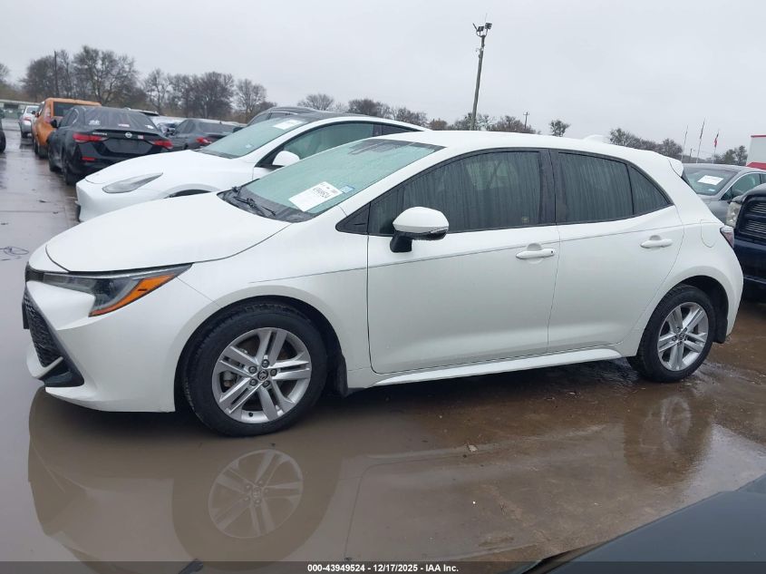 2019 Toyota Corolla Se VIN: JTNK4RBE8K3068683 Lot: 43949524