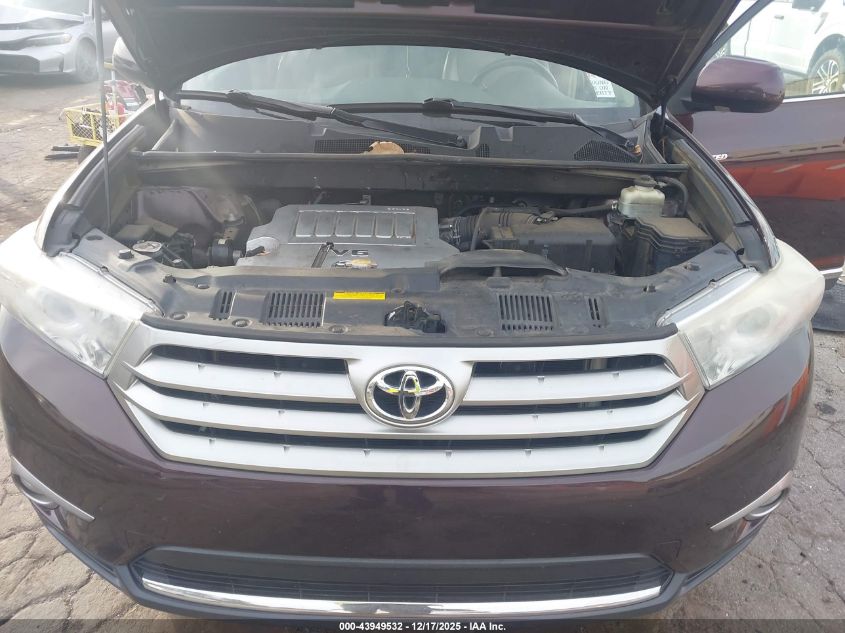 2013 Toyota Highlander Limited V6 VIN: 5TDDK3EH6DS259669 Lot: 43949532