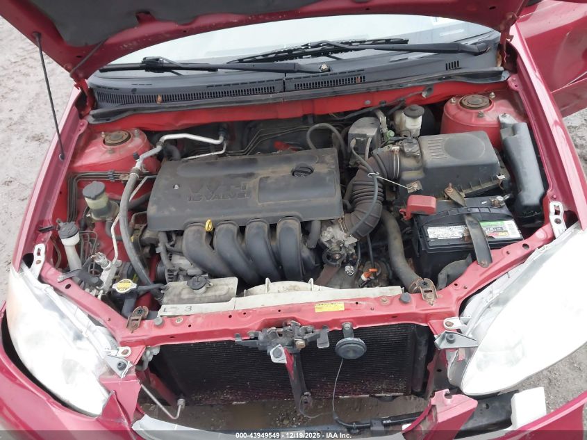 2003 Toyota Corolla Le VIN: 2T1BR38E33C136925 Lot: 43949549