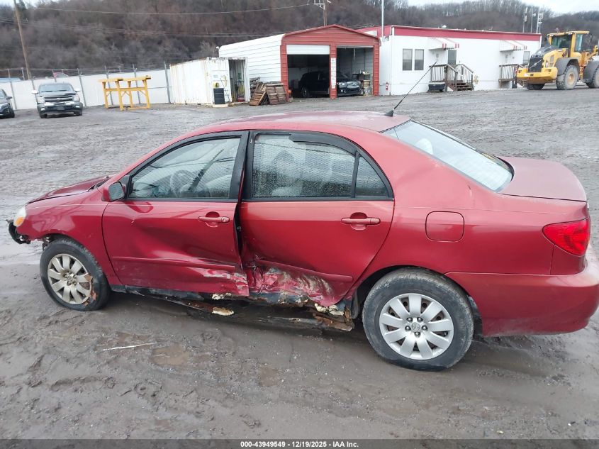 2003 Toyota Corolla Le VIN: 2T1BR38E33C136925 Lot: 43949549