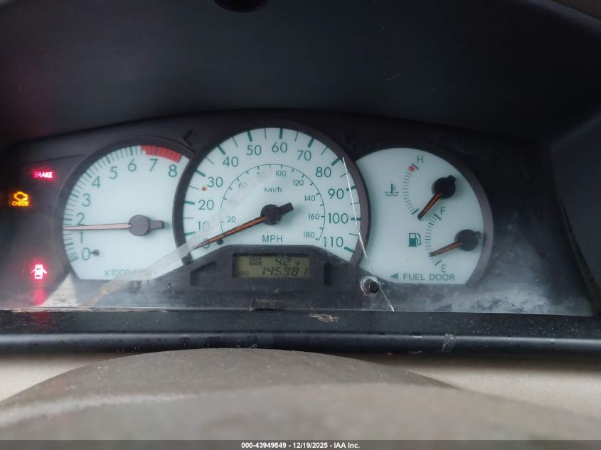 2003 Toyota Corolla Le VIN: 2T1BR38E33C136925 Lot: 43949549