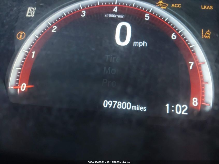 2019 Honda Civic Sport VIN: 19XFC2F82KE013305 Lot: 43949551