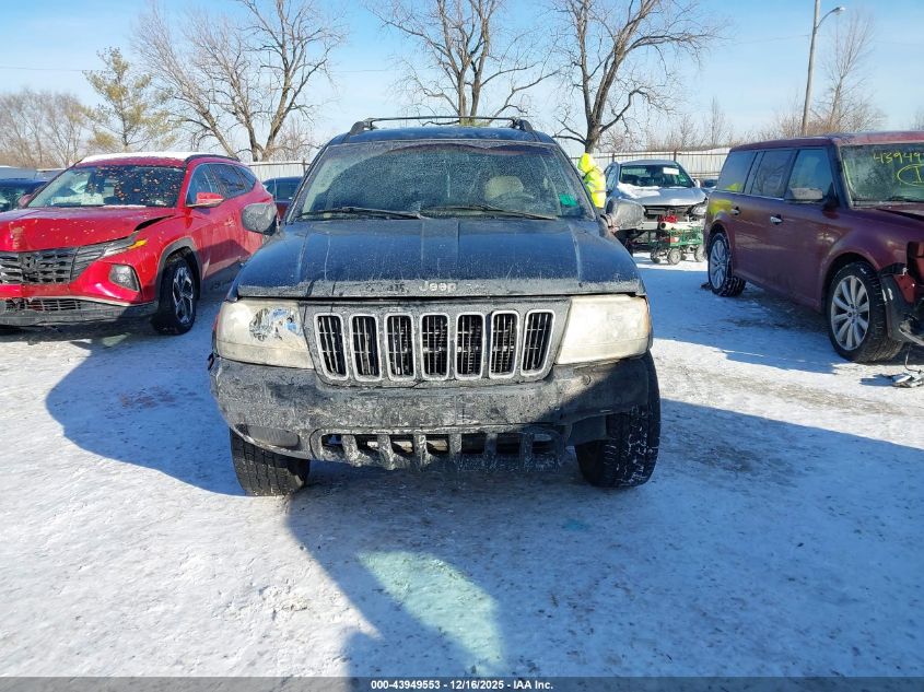 2002 Jeep Grand Cherokee Limited VIN: 1J8GW58N62C304566 Lot: 43949553