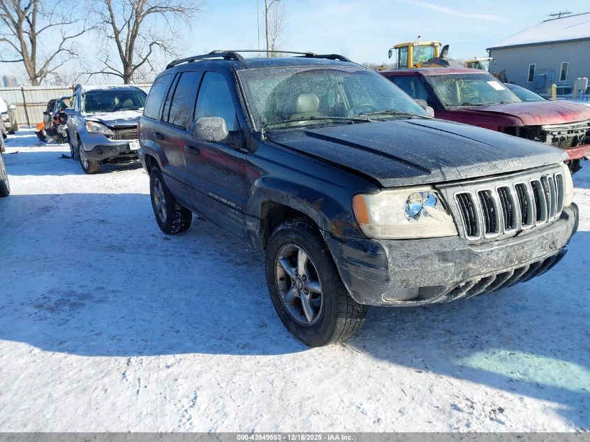 2002 Jeep Grand Cherokee Limited VIN: 1J8GW58N62C304566 Lot: 43949553
