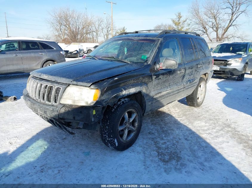 2002 Jeep Grand Cherokee Limited VIN: 1J8GW58N62C304566 Lot: 43949553