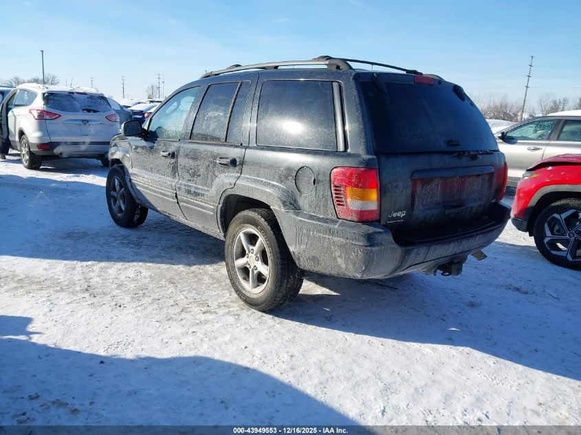2002 Jeep Grand Cherokee Limited VIN: 1J8GW58N62C304566 Lot: 43949553