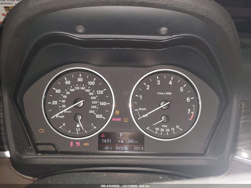 2017 BMW X1 xDrive28I VIN: WBXHT3Z32H4A52362 Lot: 43949555