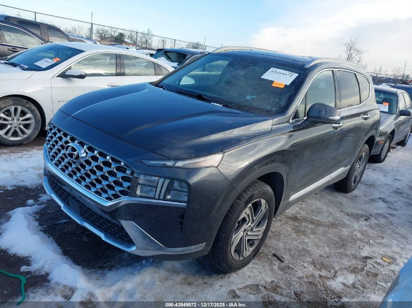 2022 Hyundai Santa Fe Sel VIN: 5NMS3DAJ6NH481300 Lot: 43949572